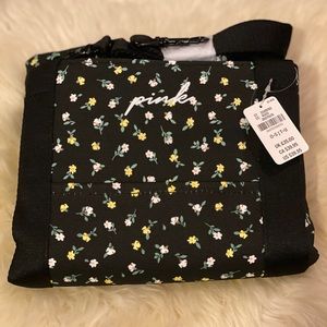 VS Pink Floral Weekender Bag